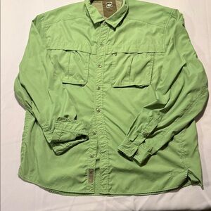 REI Light Green Shirt Jacket